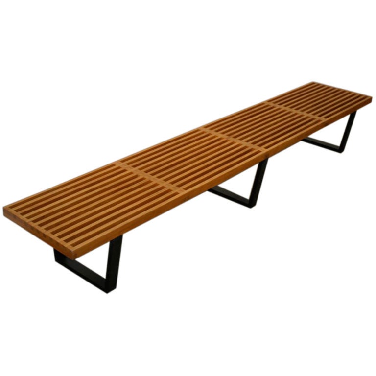 Early 102" Nelson platform bench for Herman Miller