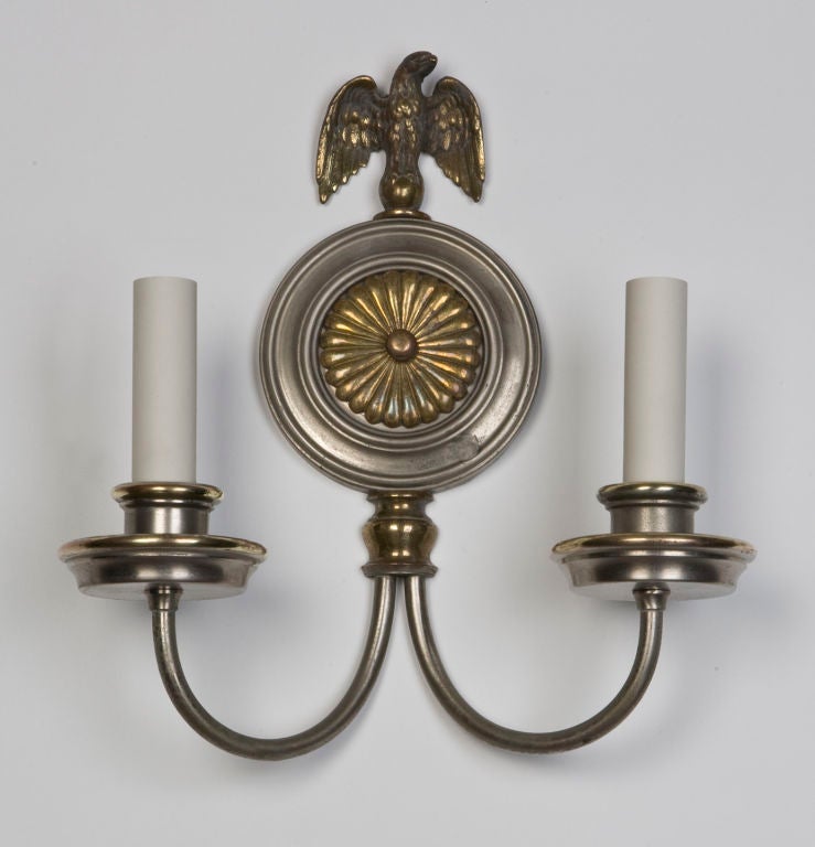 A pair of doublelight sconces by E. F. Caldwell at 1stdibs