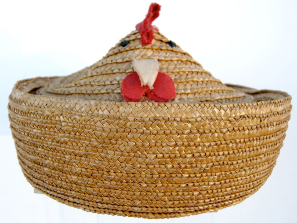 "Nesting Chicken" Basket at 1stdibs