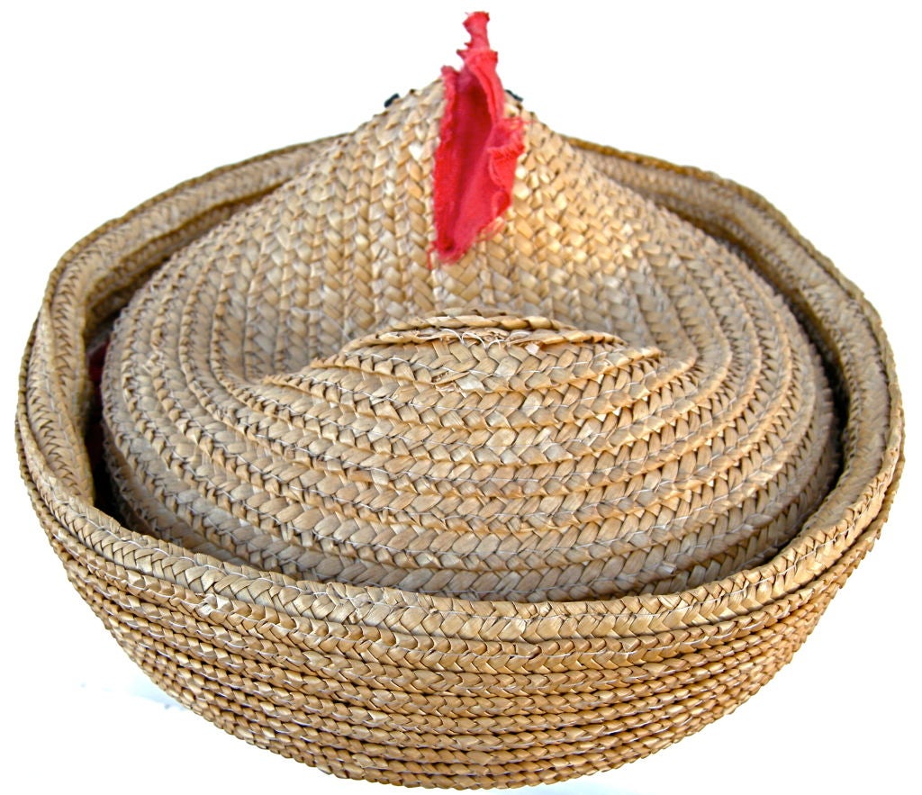 "Nesting Chicken" Basket at 1stdibs