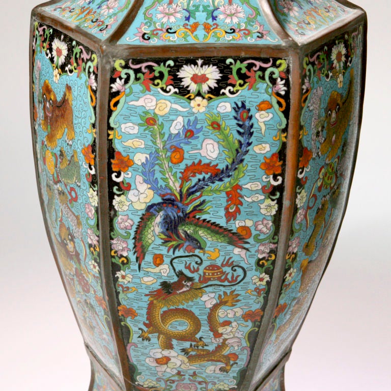 Cloisonné Presentation Vases For Sale at 1stDibs