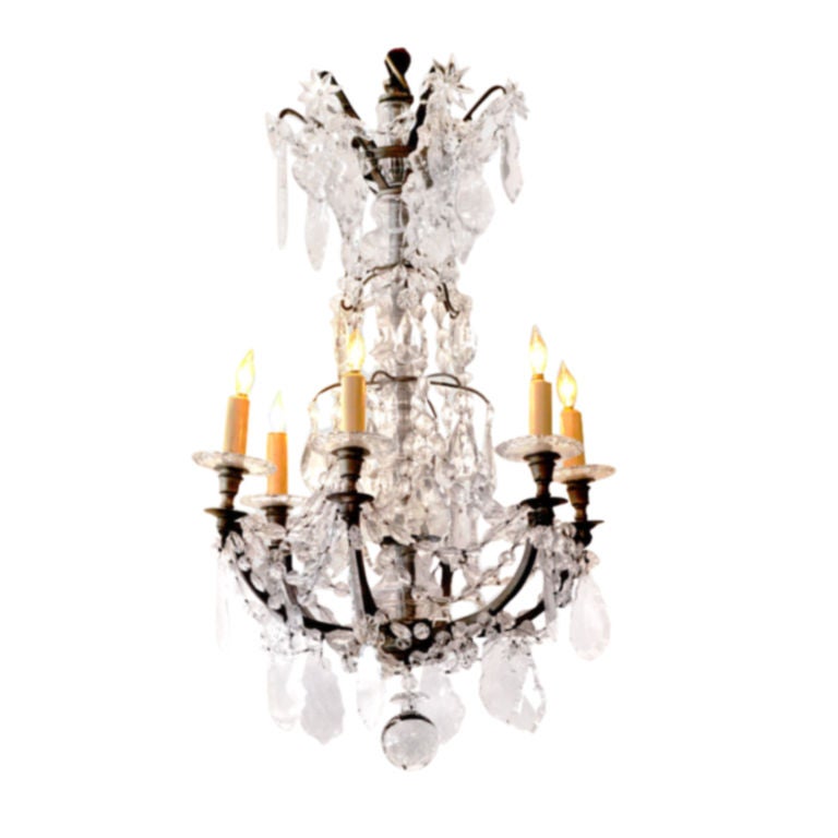 Victorian Crystal Chandelier For Sale at 1stdibs