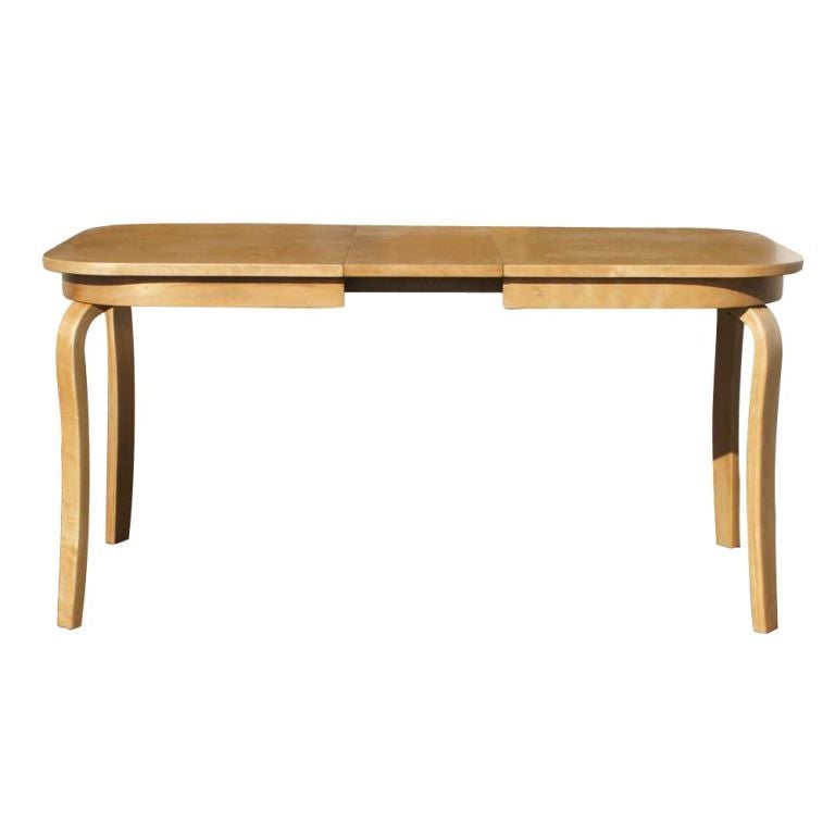 Bentwood Birch Dining Table and Four Chairs at 1stDibs bentwood