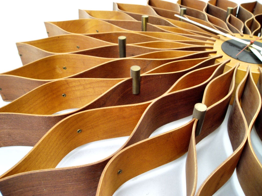 Vintage Nelson Sunflower Clock at 1stDibs vintage sunflower