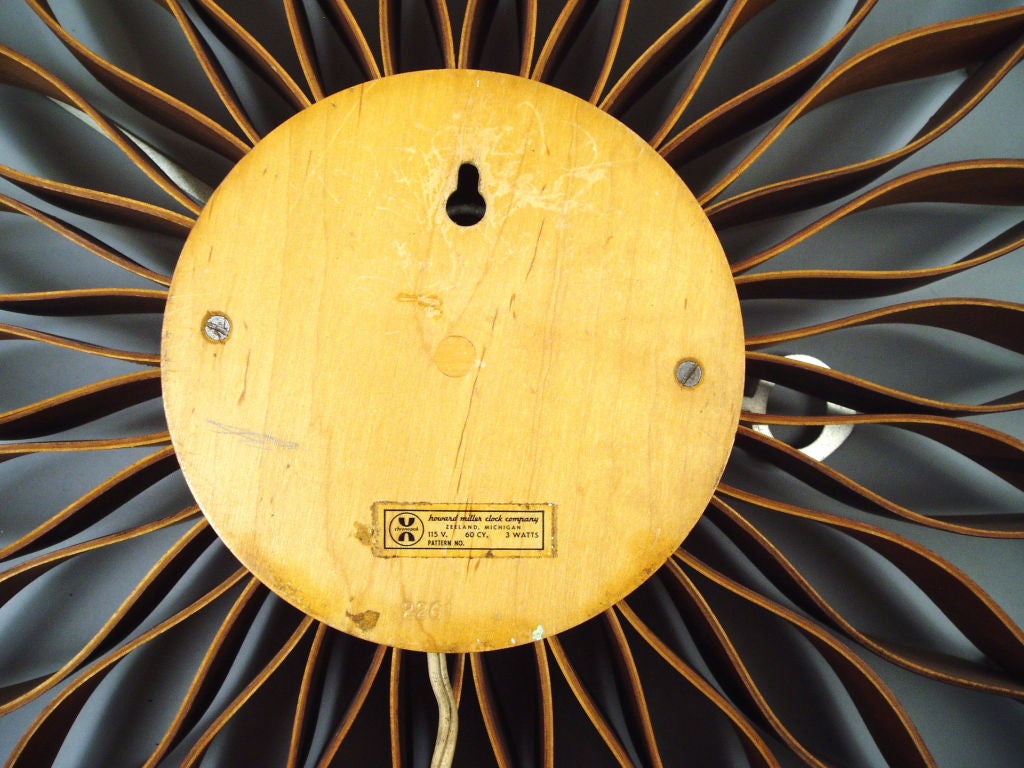 Vintage Nelson Sunflower Clock at 1stDibs vintage sunflower