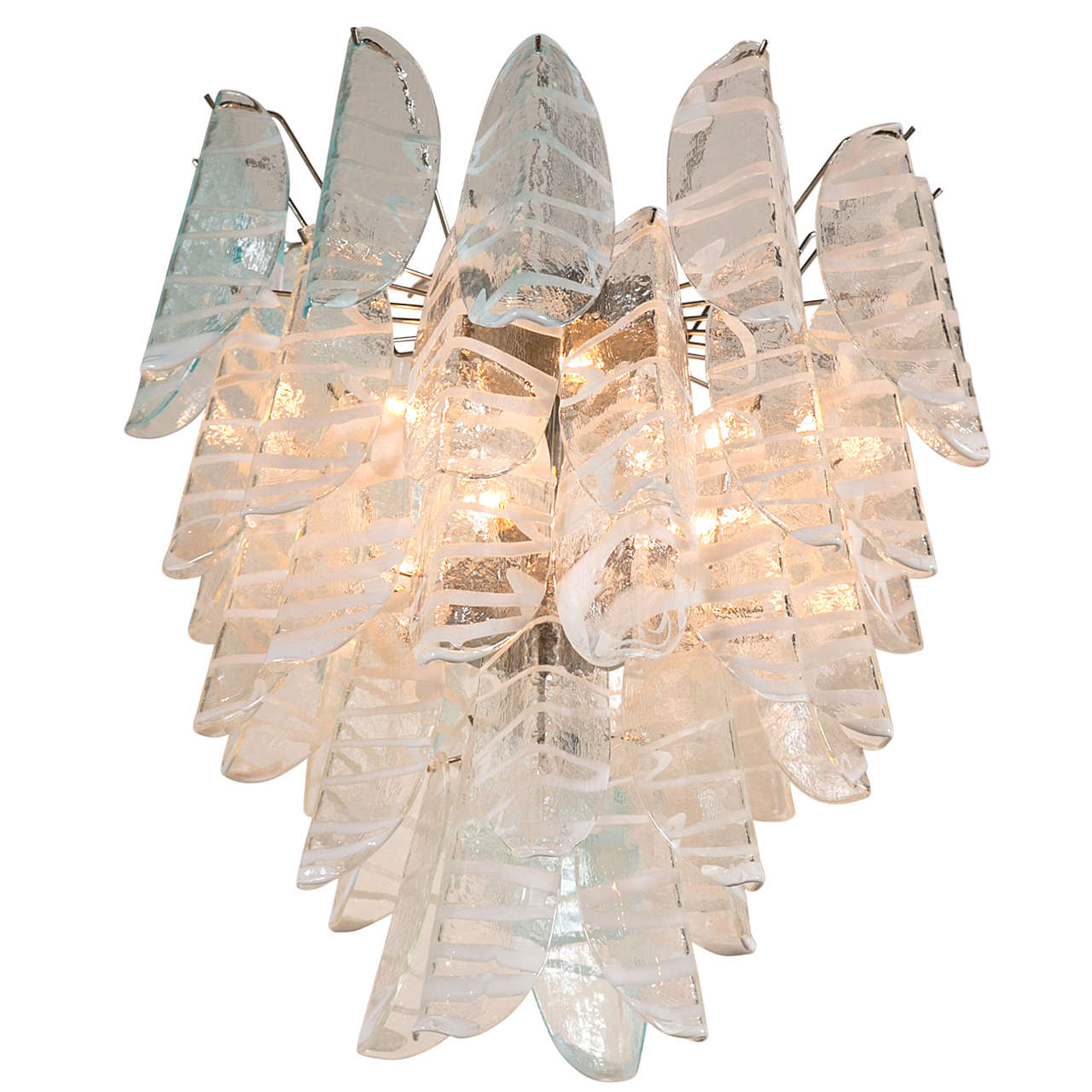 Spectacular Murano Glass Chandelier at 1stDibs