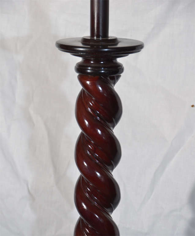 Jacobean StyleTurned Floor Lamp at 1stDibs