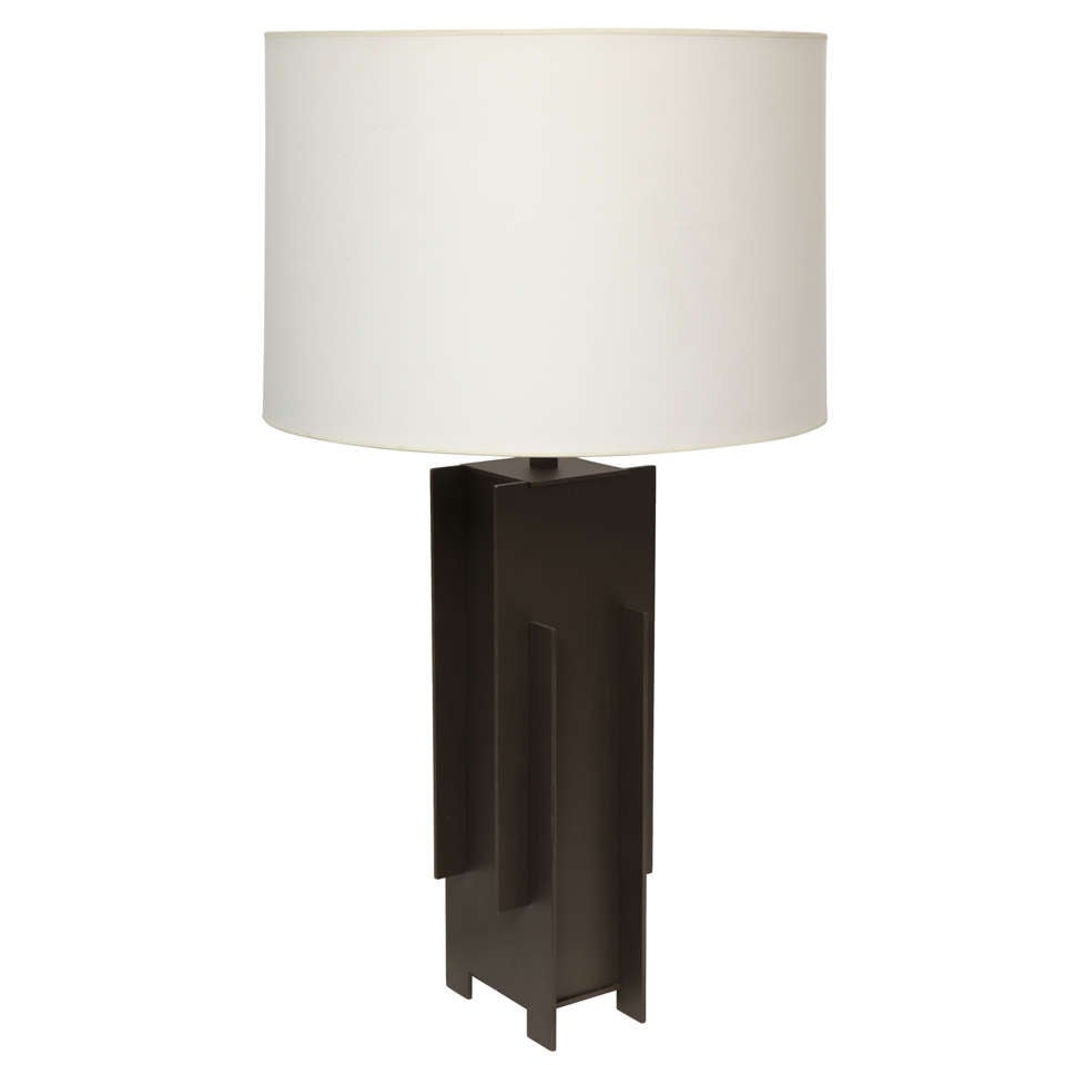 Architectural Table Lamp Designed by Alecia Wesner for Kovacs For Sale