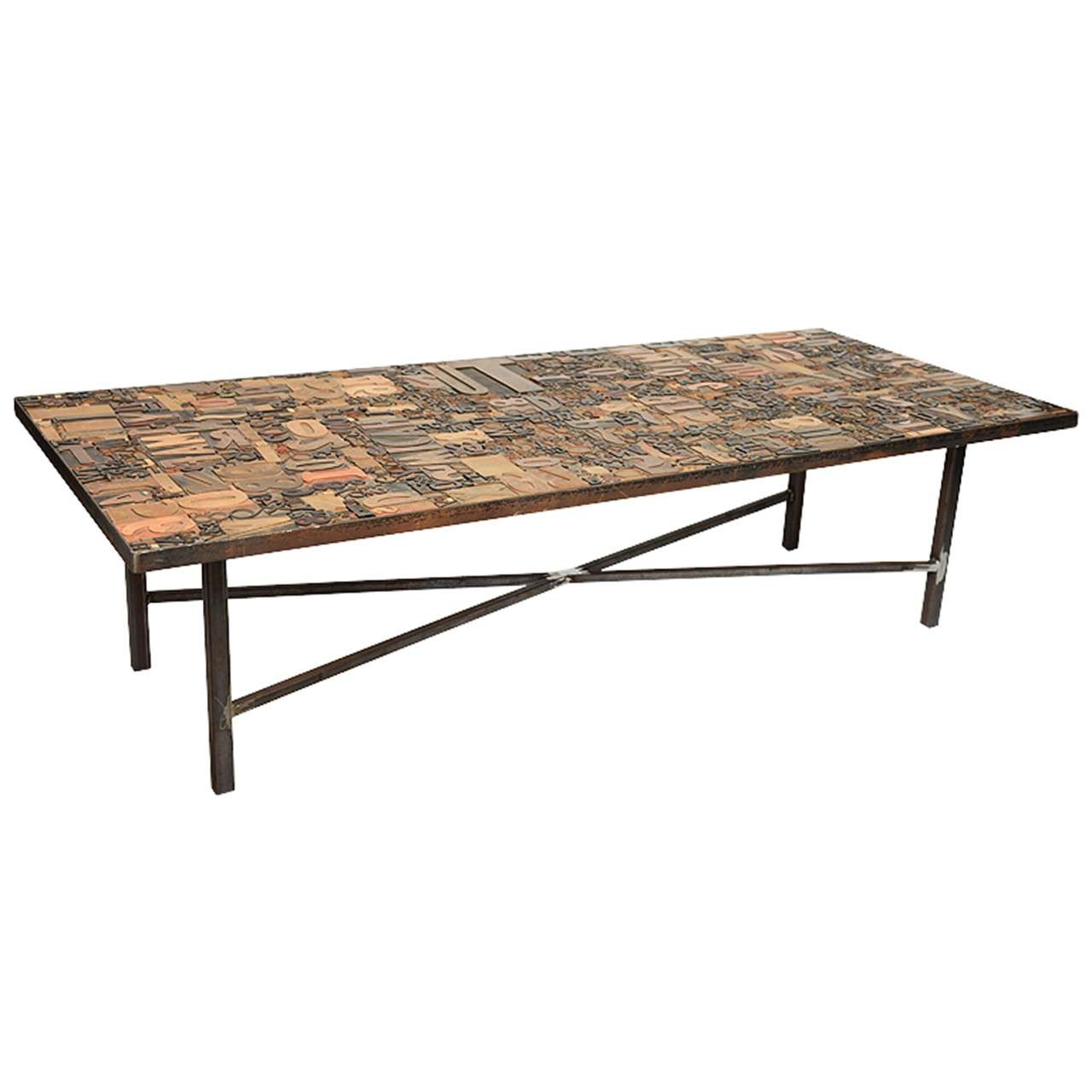 Letterpress Table at 1stDibs