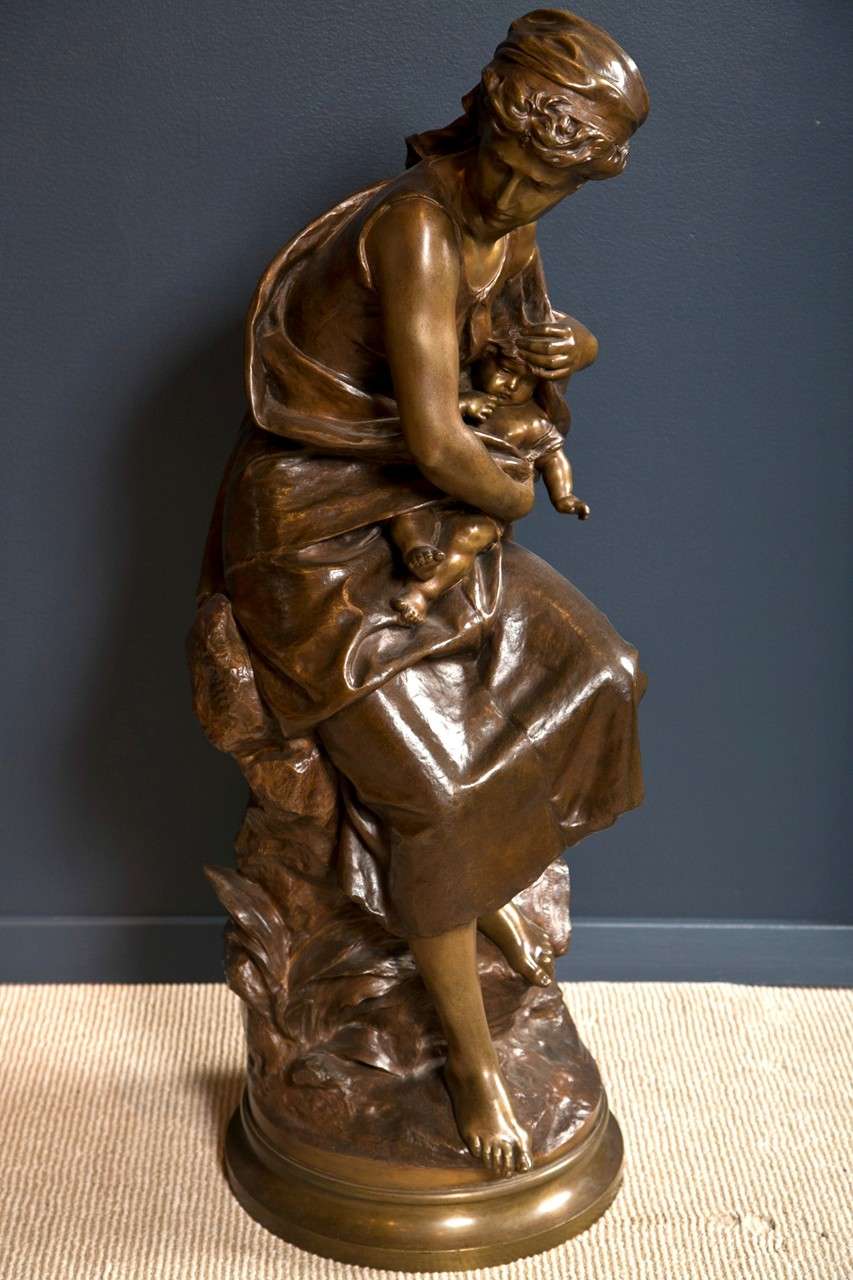 Bronze Statue by Mathurin Moreau at 1stDibs moreau bronze statues