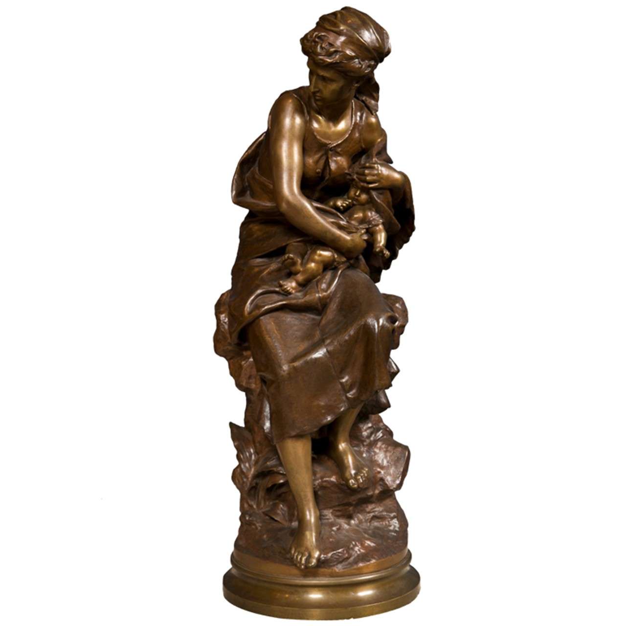 Bronze Statue by Mathew Moreau For Sale at 1stdibs