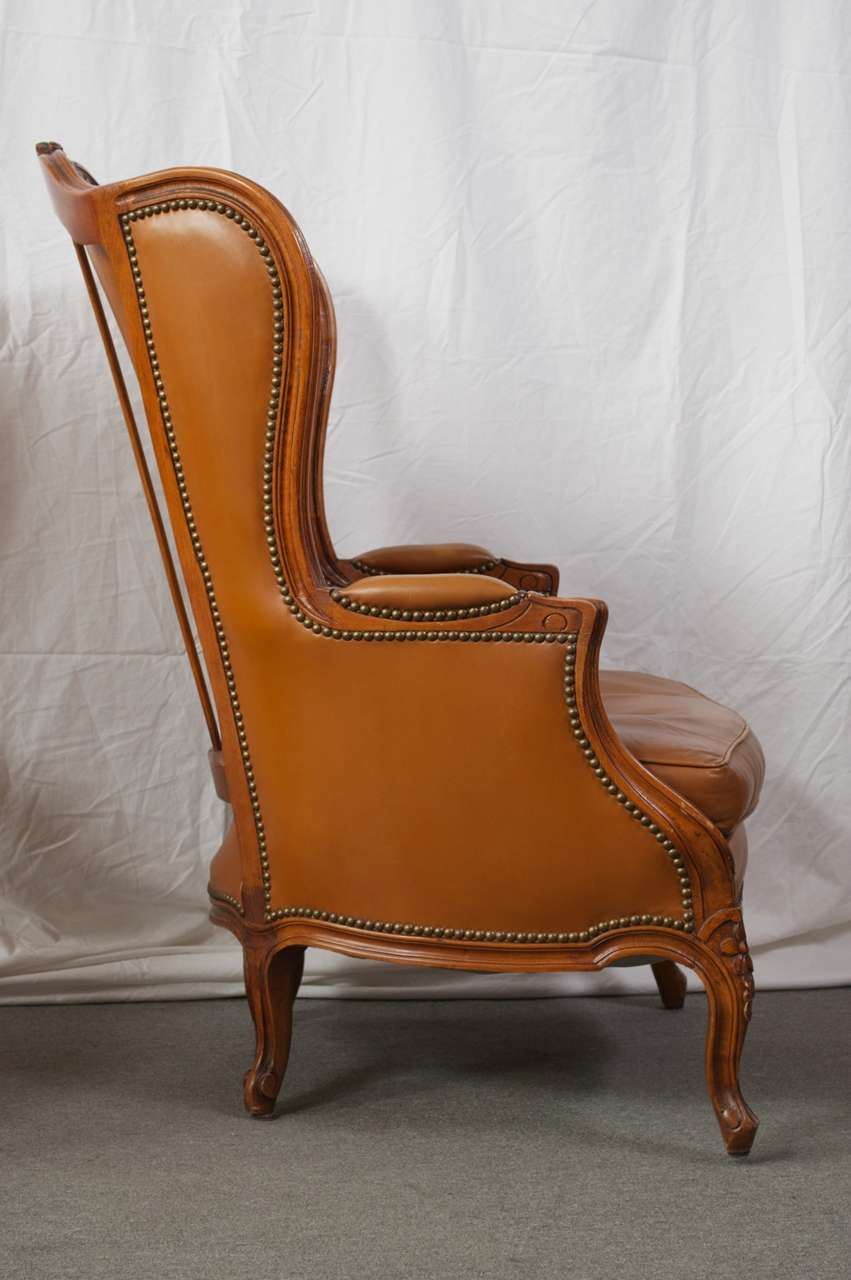 Louis 15th Style Bergere Chairs at 1stDibs
