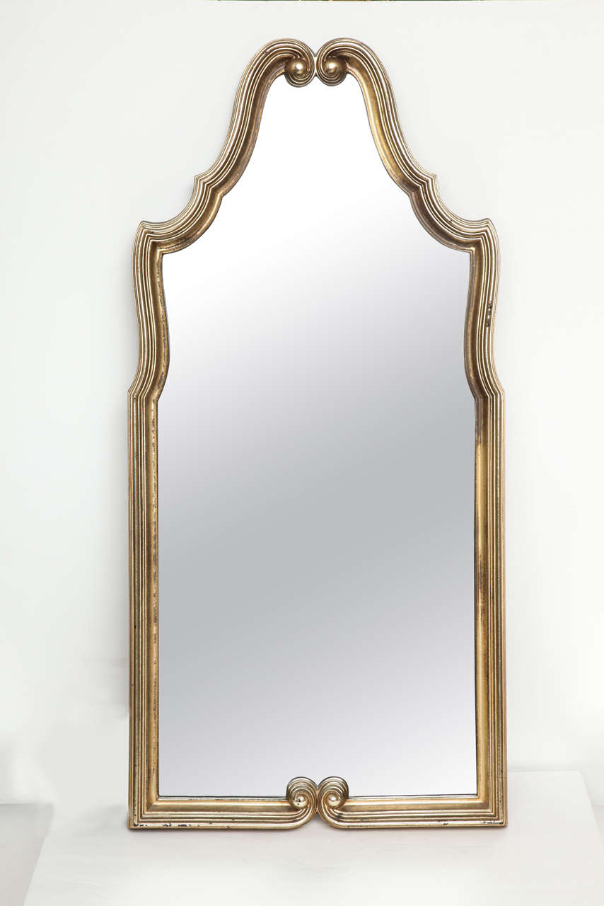 Silver Leaf Mirror at 1stdibs