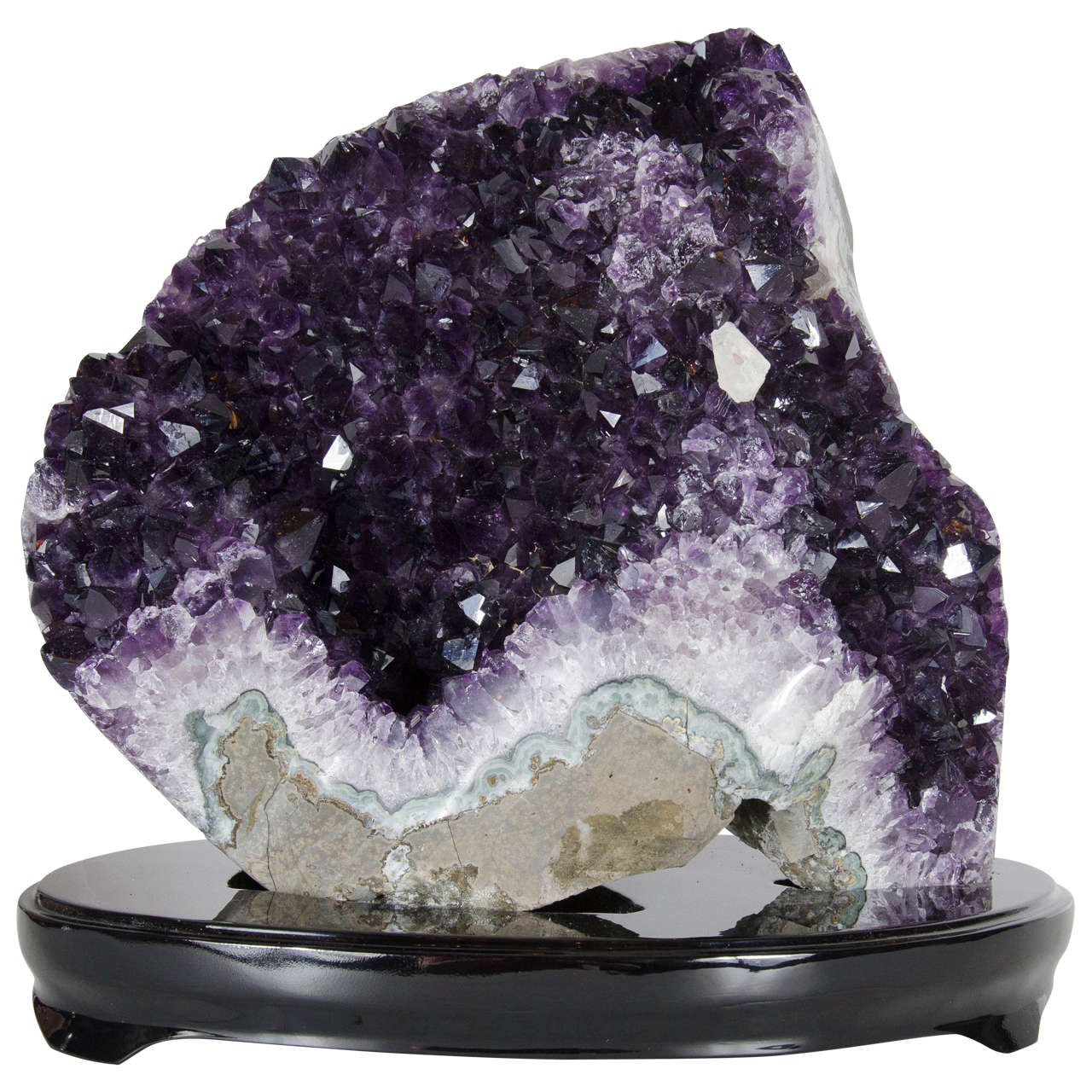Spectacular and Monumental Natural Crystal Amethyst Rock Specimen at