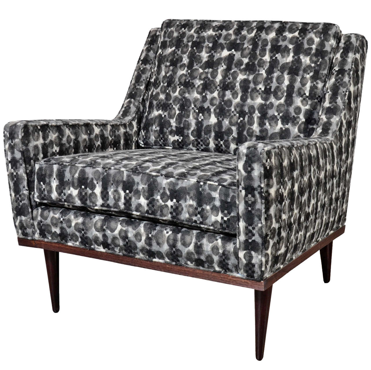 MidCentury Modernist Sculptural Club Chair by Dunbar at 1stDibs