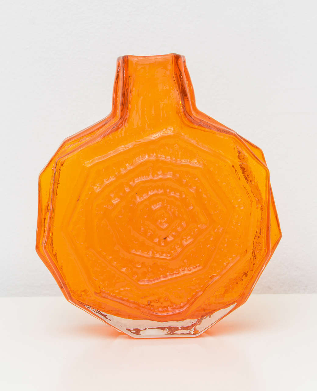 Large Whitefriars Orange Banjo Vase at 1stDibs whitefriars orange vase