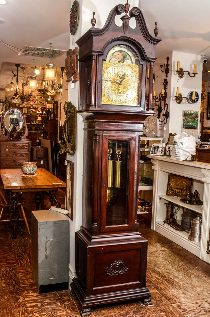 JJ Elliot Tiffany Grandfather clock at 1stDibs jj elliott grandfather clock, elliott london