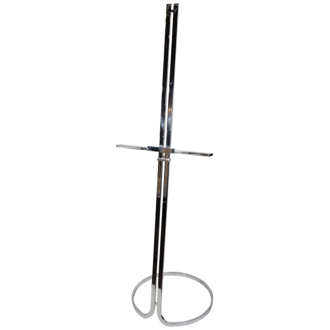 Mid Century Modern Vintage Art Easel in Polished Chrome at 1stDibs chrome easel, modern art