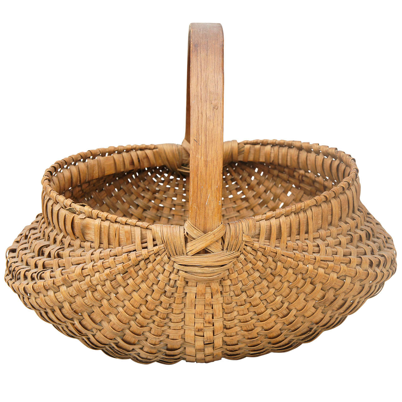 Country French Basket at 1stdibs