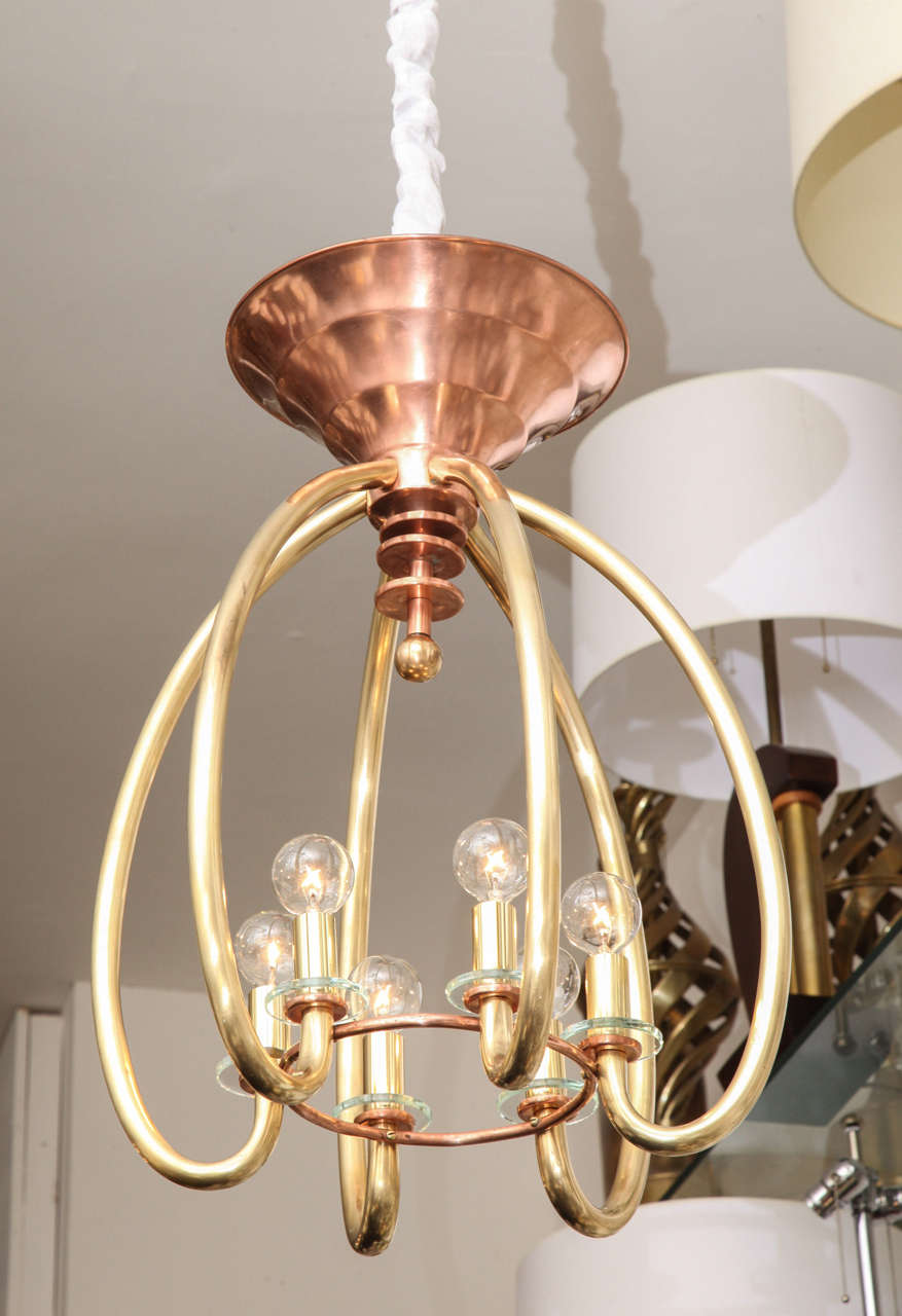 1930s Modernist German Art Deco Ceiling Fixture For Sale at 1stdibs