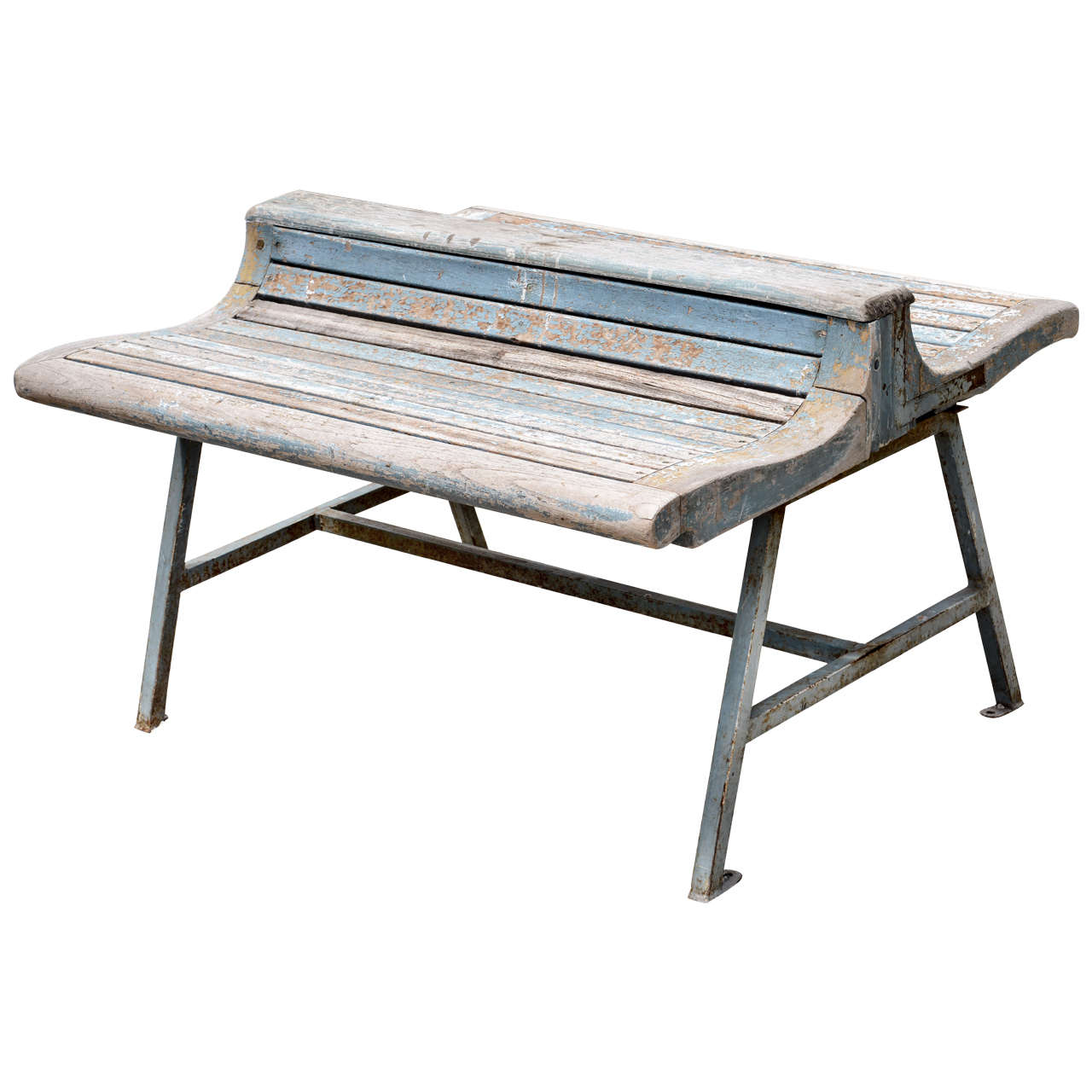 Antique French Park Bench at 1stDibs