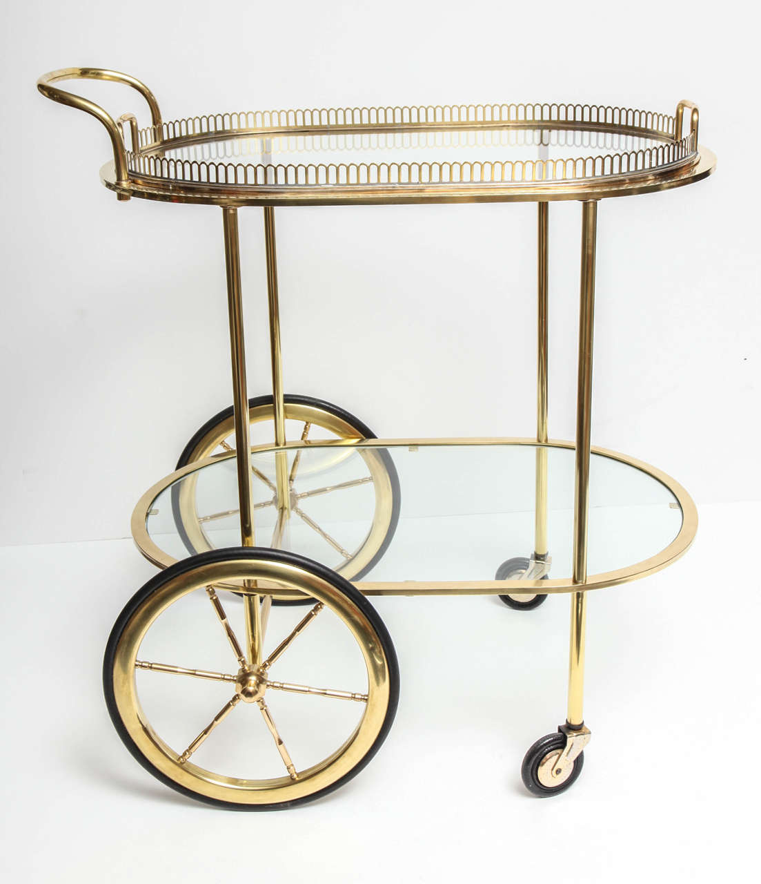 Brass Bar Cart at 1stDibs
