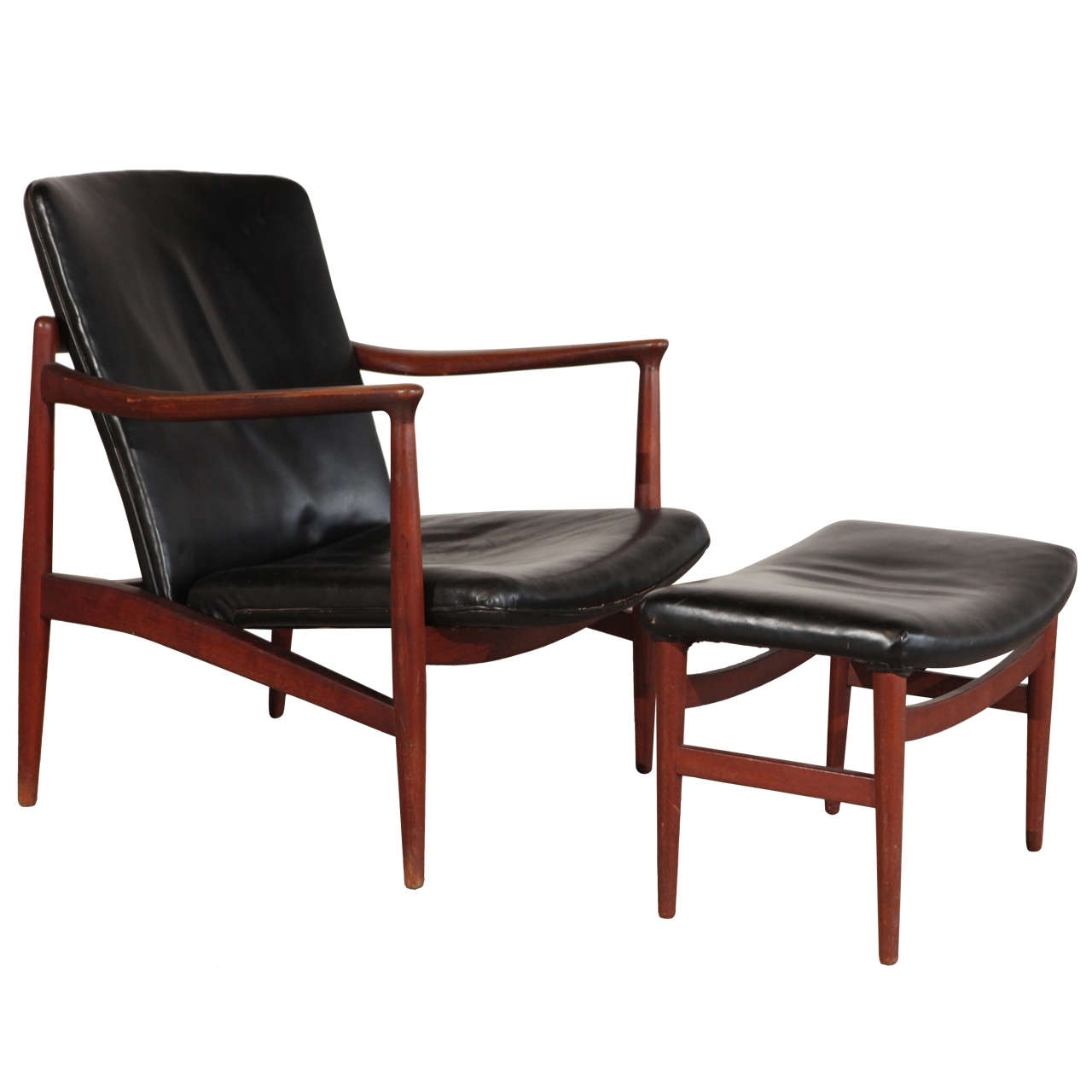 Jacob Kjaer Lounge Chair and Ottoman at 1stDibs jacob kjaer chair
