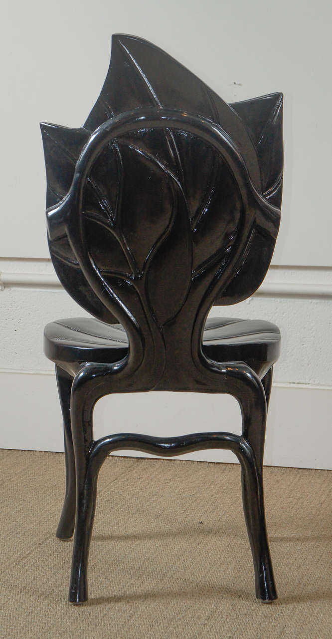 An Amazing Set of Eight Palm Leaf Chairs For Sale at 1stdibs