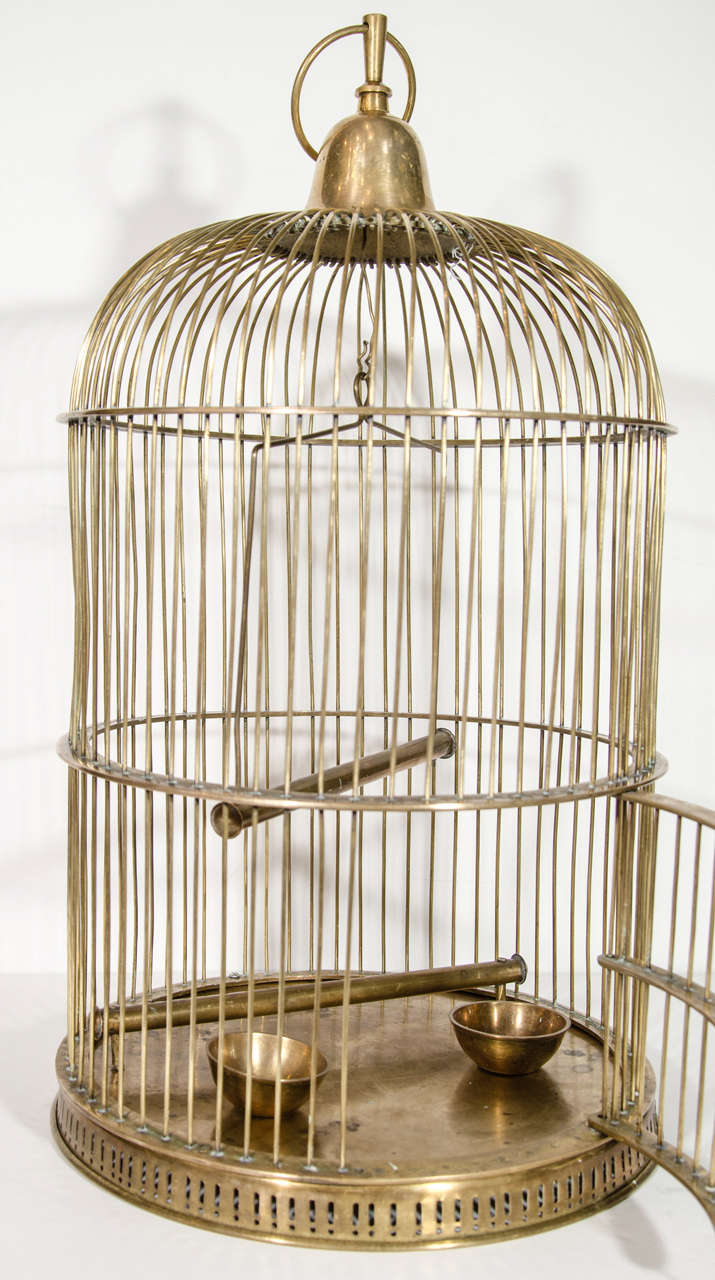Exceptional Victorian Brass Bird Cage at 1stDibs brass birdcage