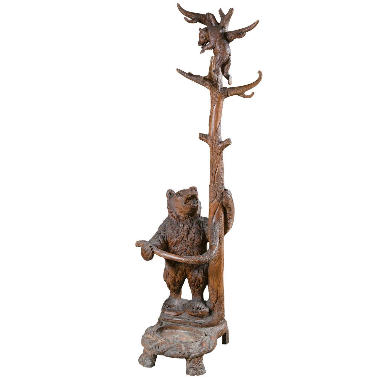 Black Forest Carved Bear Coat Rack or Umbrella Stand at 1stDibs black