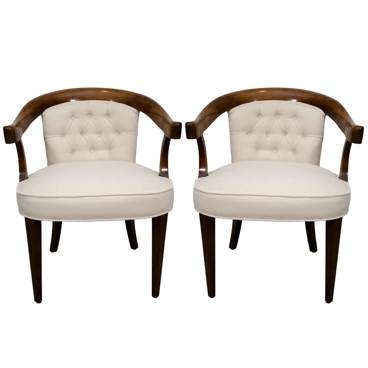 A Pair Of Vintage Baker Chairs at 1stDibs