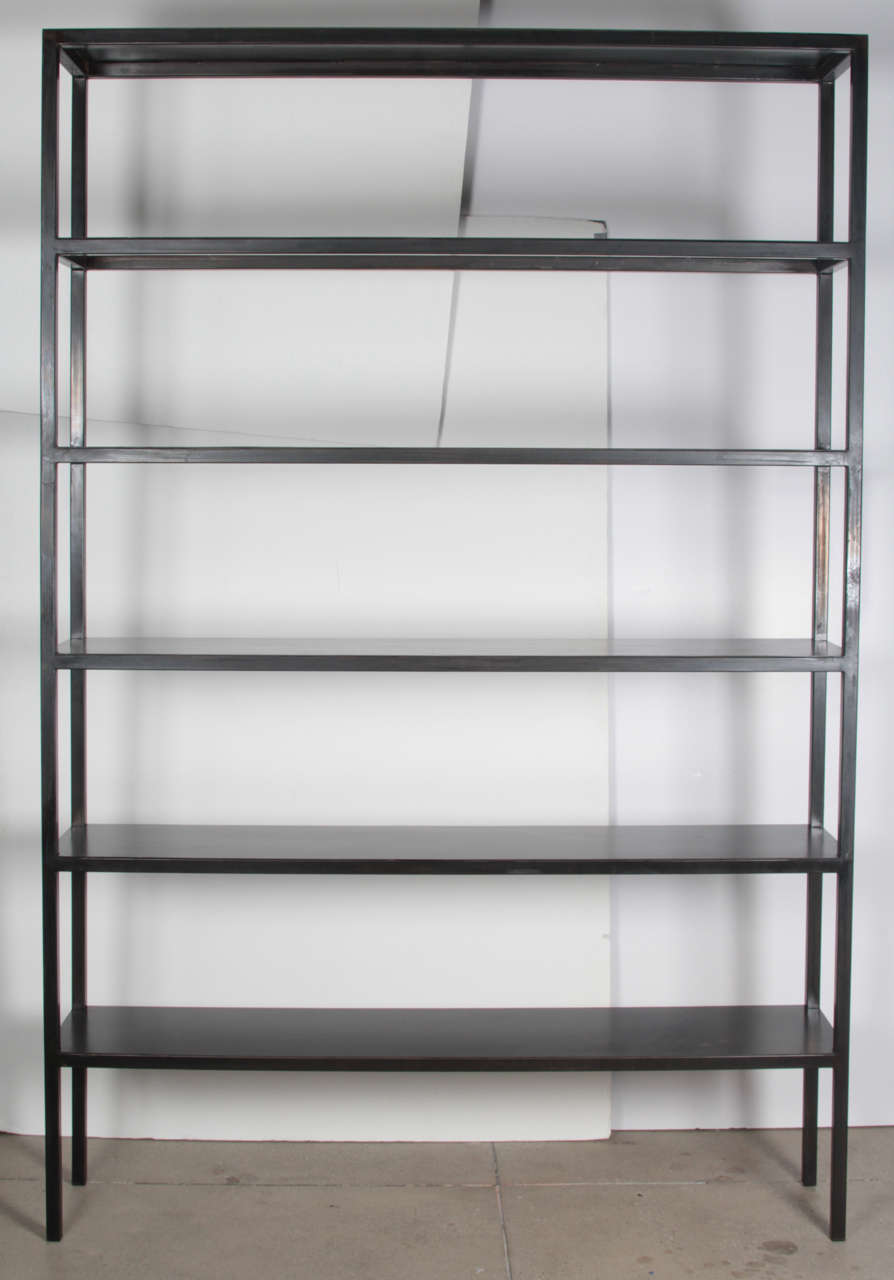 Custom Steel Bookcase For Sale at 1stDibs custom metal bookcase