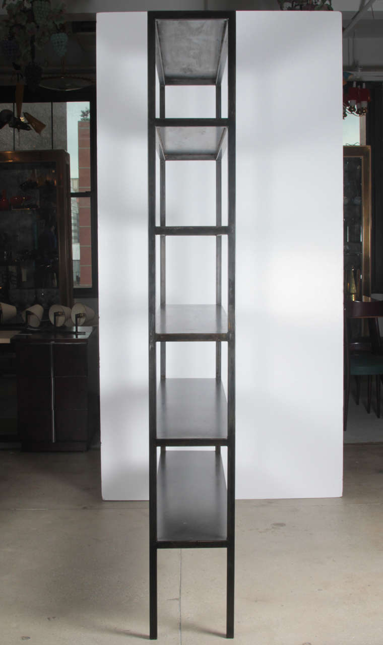 Custom Steel Bookcase For Sale at 1stDibs custom metal bookcase