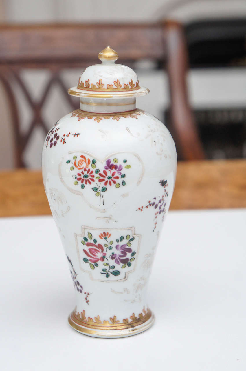 Samson Lidded Porcelain Vase For Sale at 1stdibs
