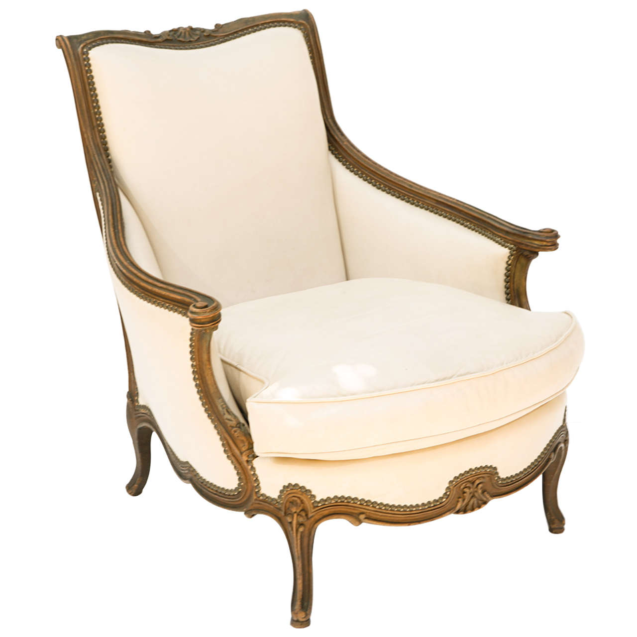 Antique French Bergere Chair at 1stdibs