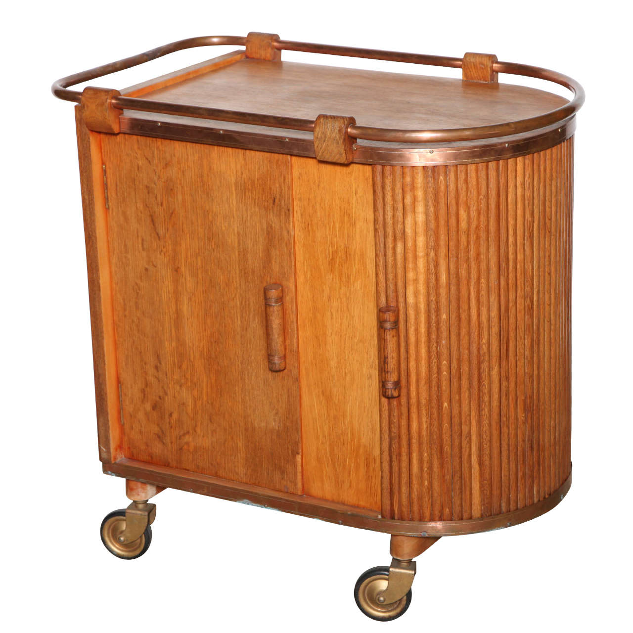 rolling Art Deco Bar Cart at 1stDibs