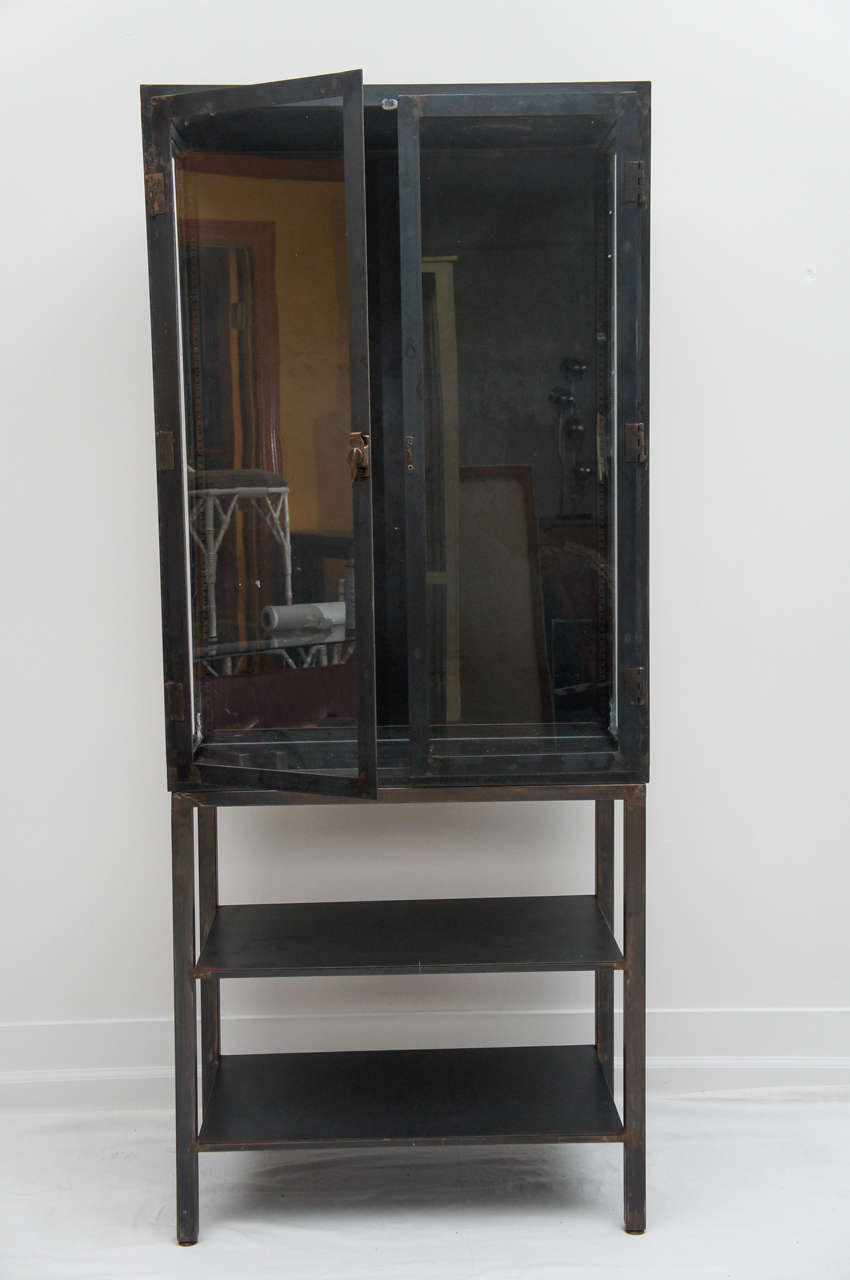 Metal Industrial steam punk or etagere at 1stDibs