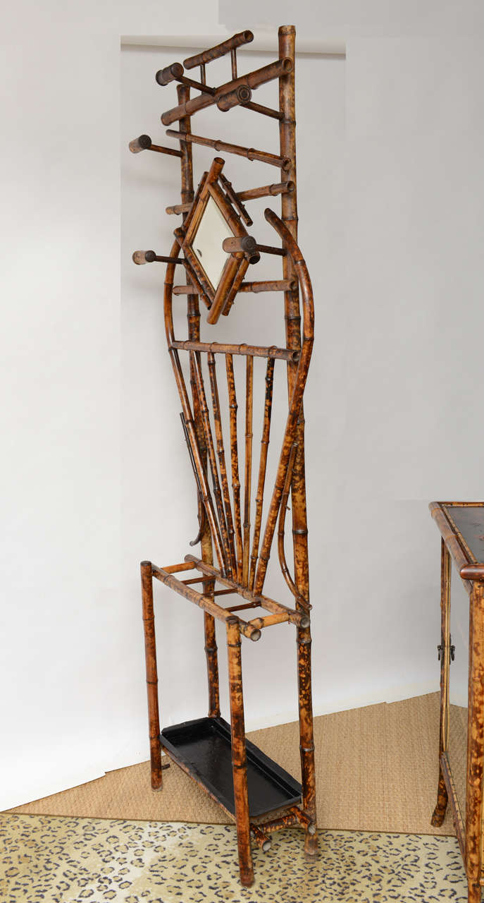 19th c.Bamboo English Bamboo Hall Tree at 1stdibs