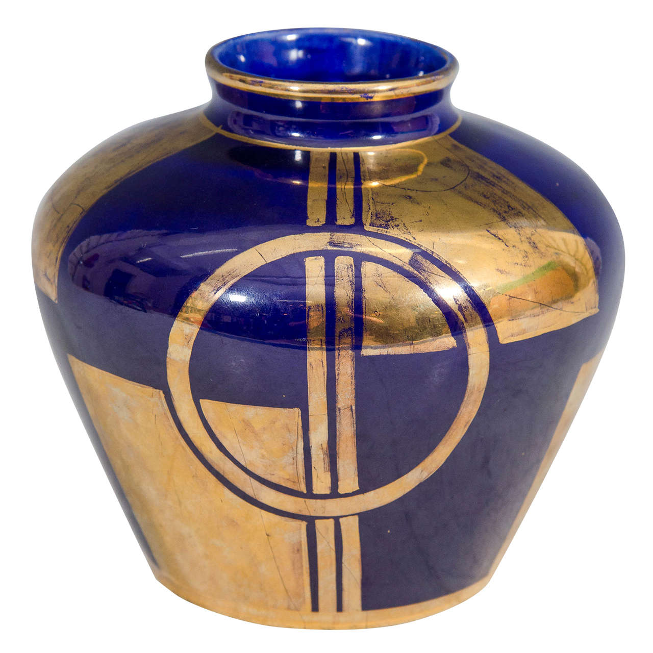 Art Deco Cobalt Blue Sevres Vase at 1stDibs