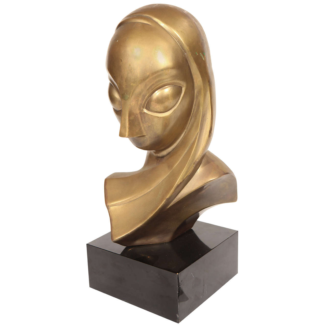 Hollywood Regency Large Plaster Bust For Sale at 1stDibs large