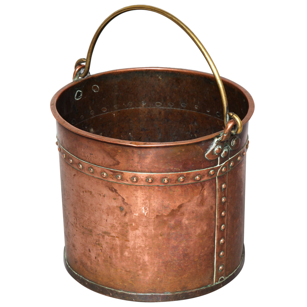 Late 18th Century English Mixed Metal Copper Apple Kettle at 1stDibs