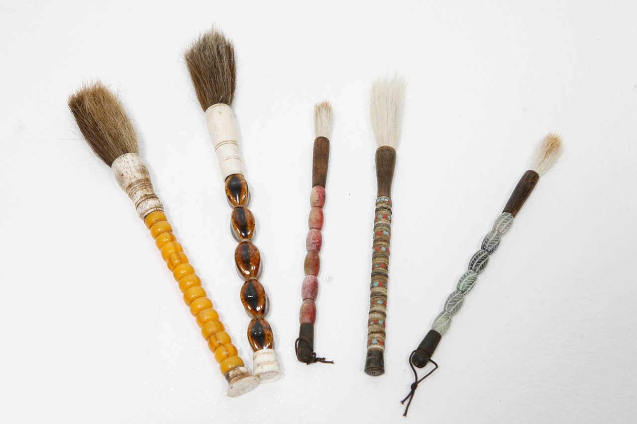 Vintage Chinese Calligraphy Brushes at 1stDibs