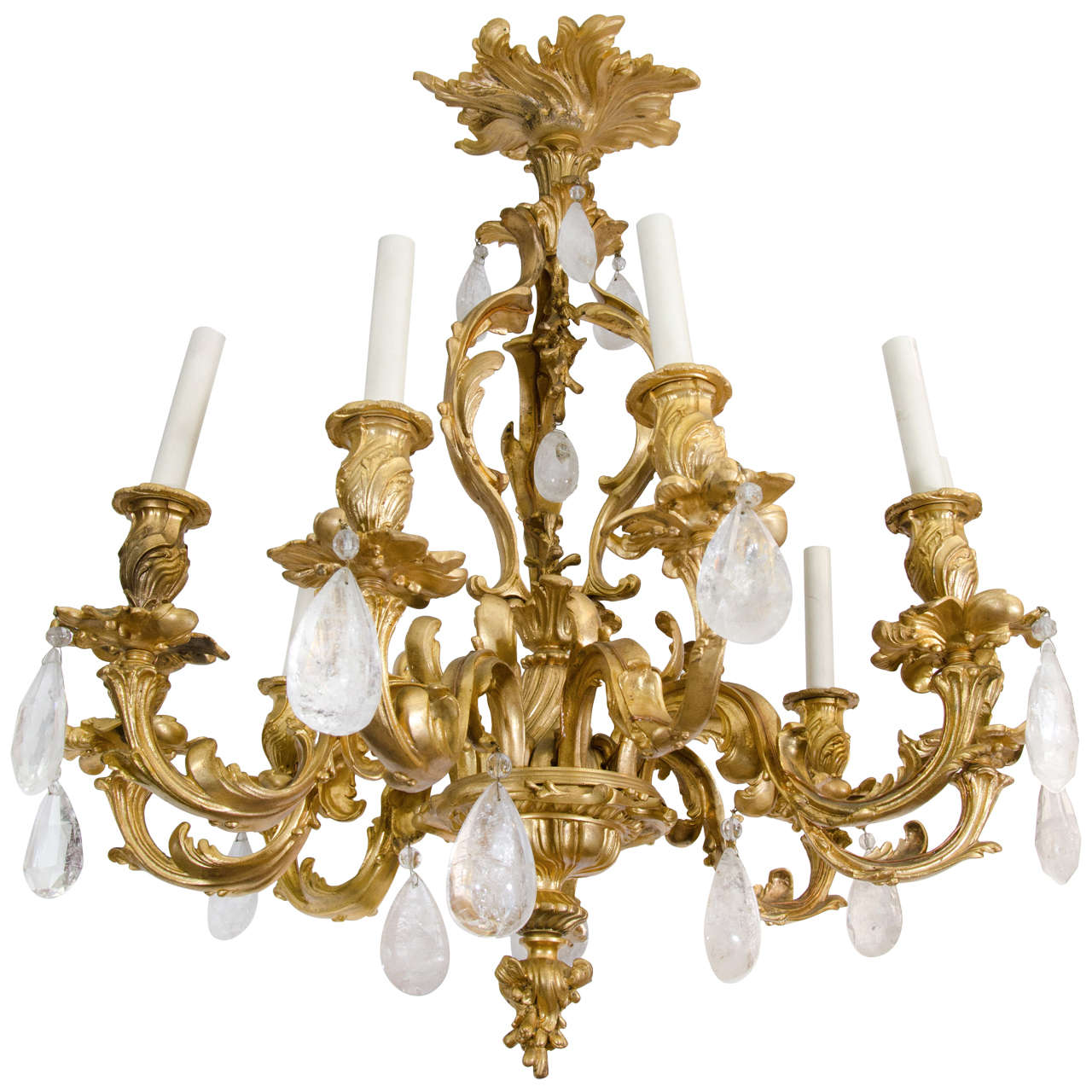 Louis XV Bronze Chandelier at 1stDibs