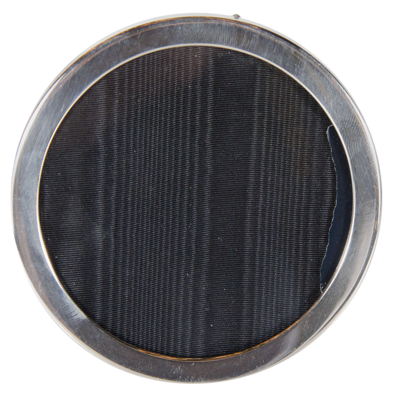 Round Sterling Silver Picture Frame by Tiffany and Co at 1stDibs