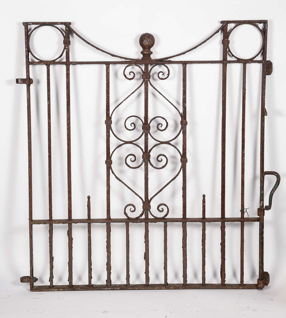 Pair of Wrought Iron Heavy Stock Gates For Sale at 1stdibs