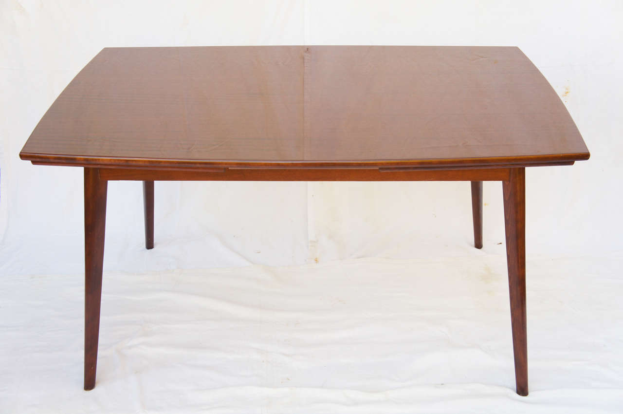 German Mid Century Dining Set with 6 Chairs by Habeo at 1stDibs