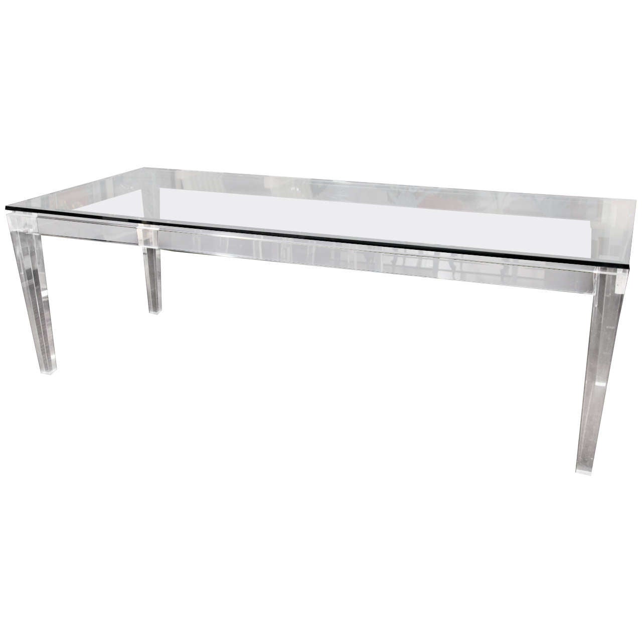 Lucite Dining Table at 1stdibs