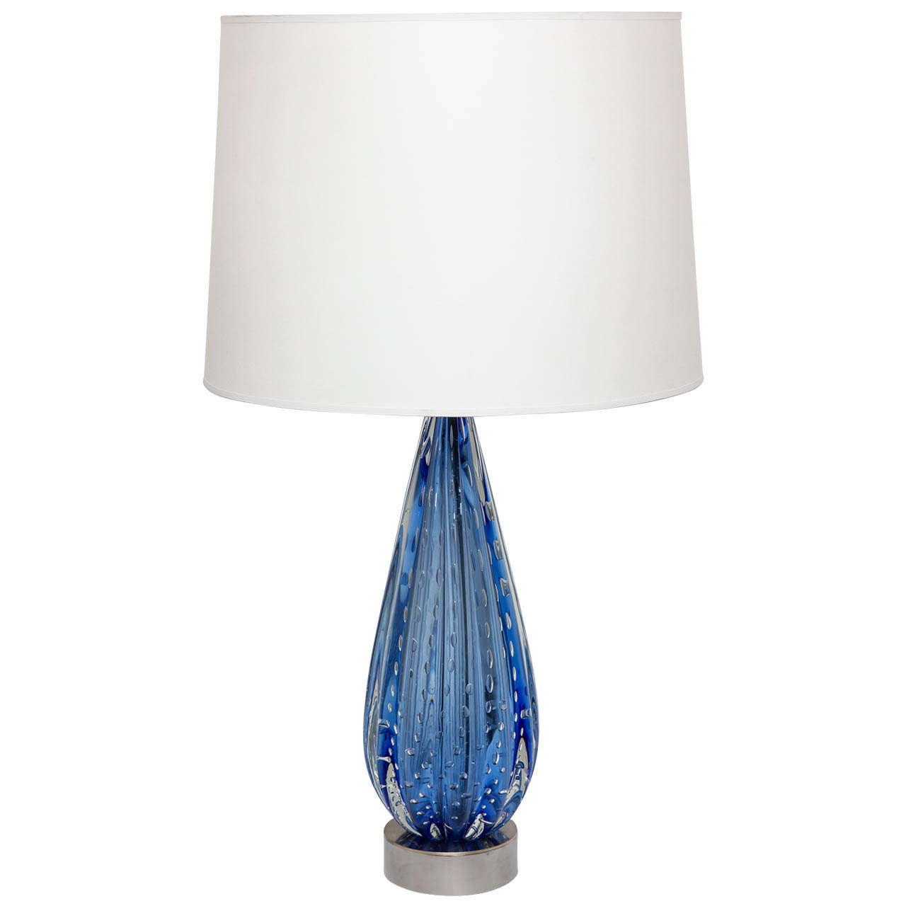 1950s Italian Art Glass Table Lamp by Barovier Toso For Sale at 1stdibs