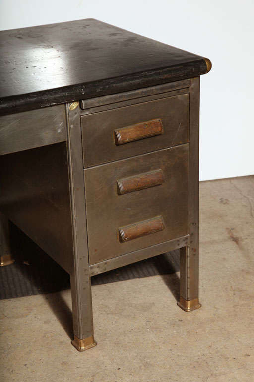 Steel Office Furniture Institute Desk at 1stDibs steel office desk