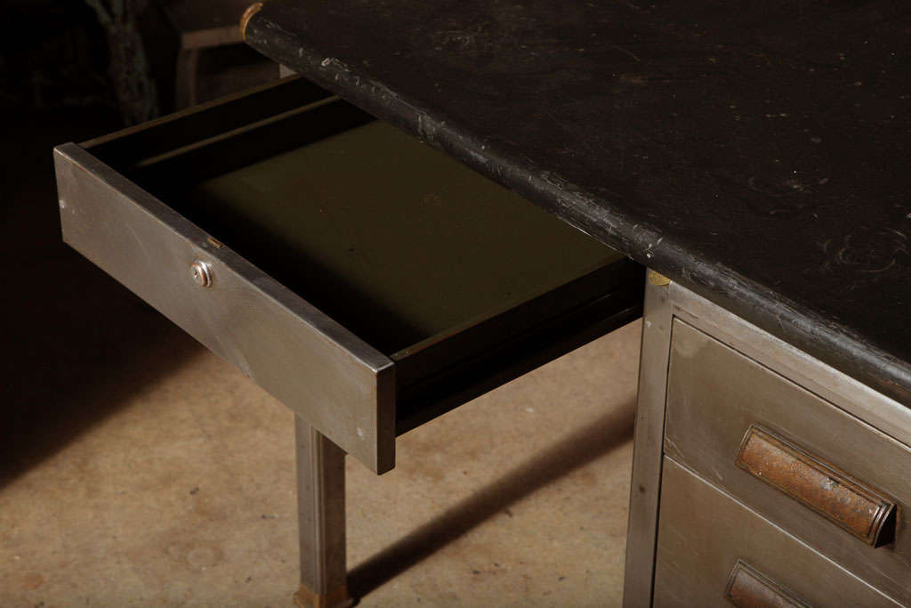 Steel Office Furniture Institute Desk at 1stDibs steel office desk
